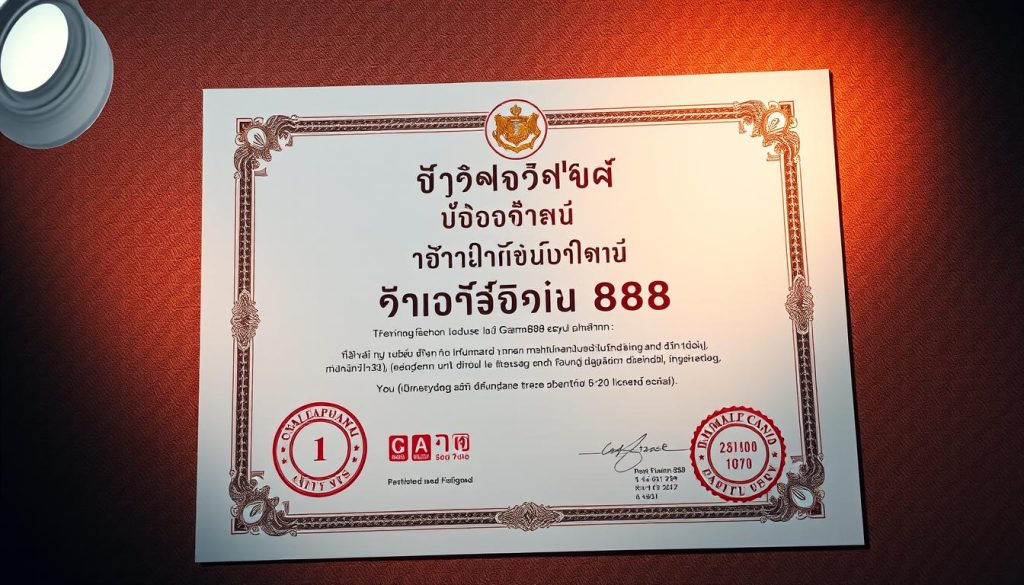 ใบอนุญาตคาสิโน